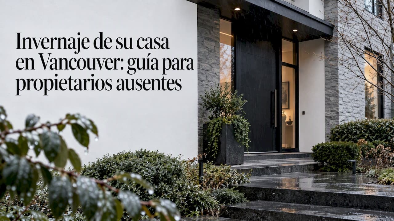 Invernaje de su casa en Vancouver: guía para propietarios ausentes