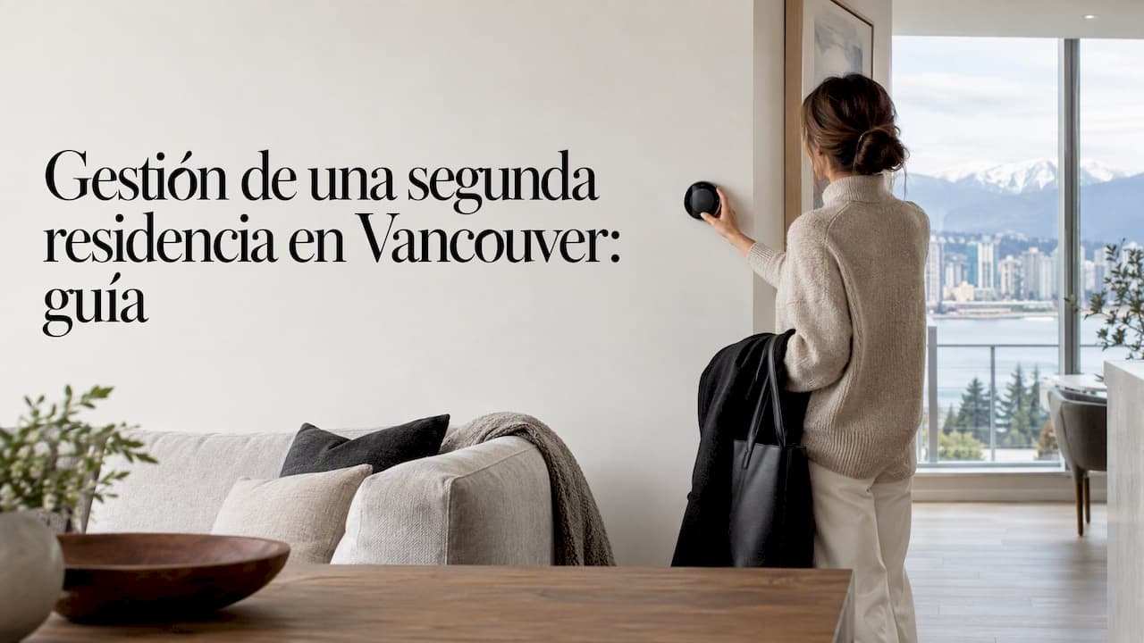 Gestión de una segunda residencia en Vancouver: guía