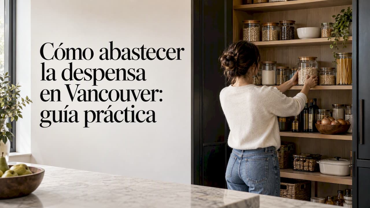 Cómo abastecer la despensa en Vancouver: guía práctica