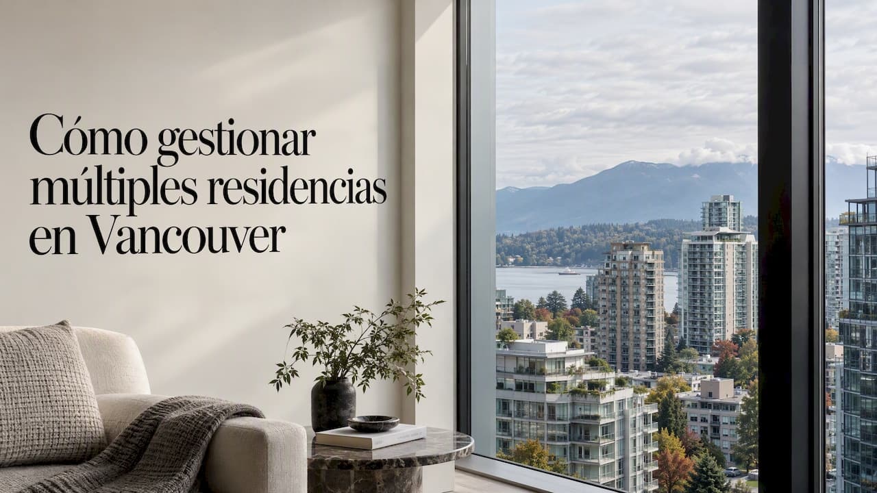 Cómo gestionar múltiples residencias en Vancouver